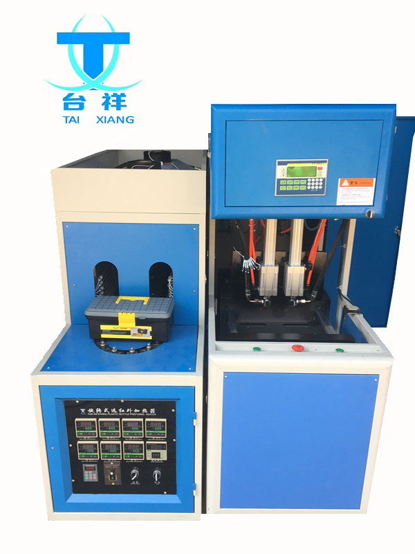 3L 2-cavity semi-automatic pesticide bottle bolwing machine