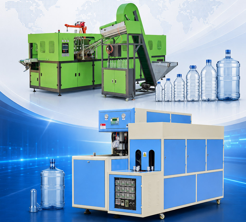 Full-Automatic vs. Semi-Automatic PET Blow Molding Machine: How to Choose the Right Model for Your Startup